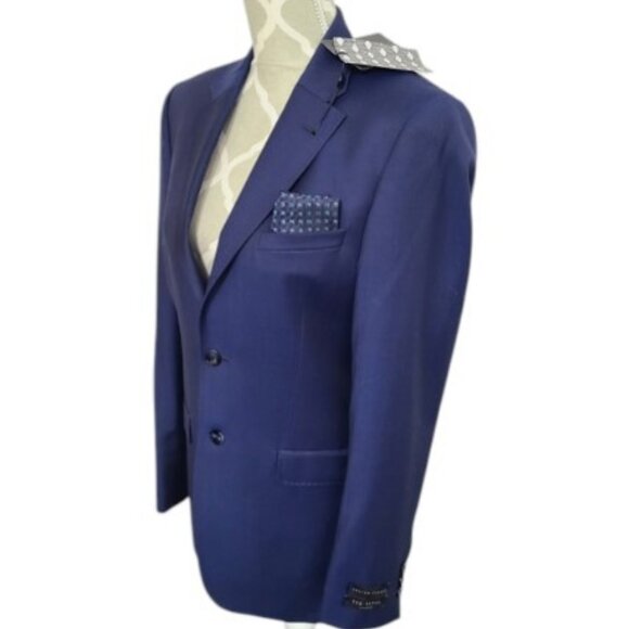 Ted Baker London blue suit jacket size 36 regular NWT - Picture 2 of 9